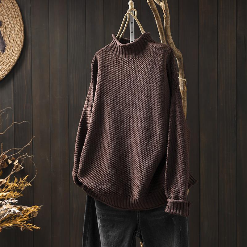 Vladimira - Knitted Turtleneck Sweater