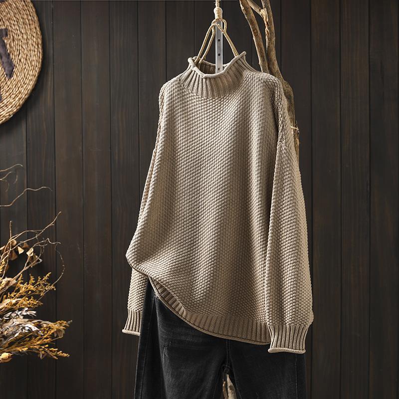 Vladimira - Knitted Turtleneck Sweater
