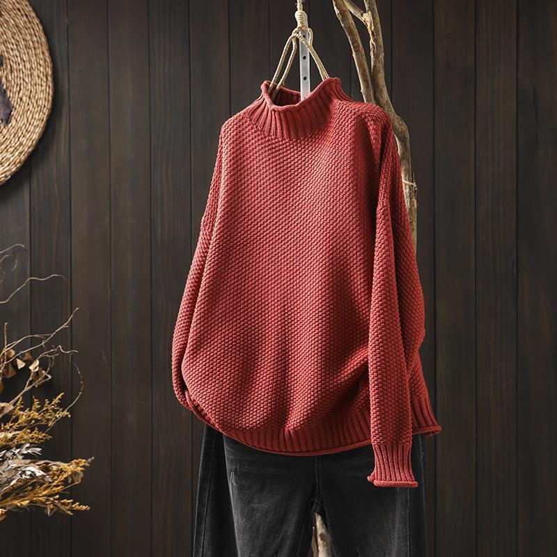 Vladimira - Knitted Turtleneck Sweater