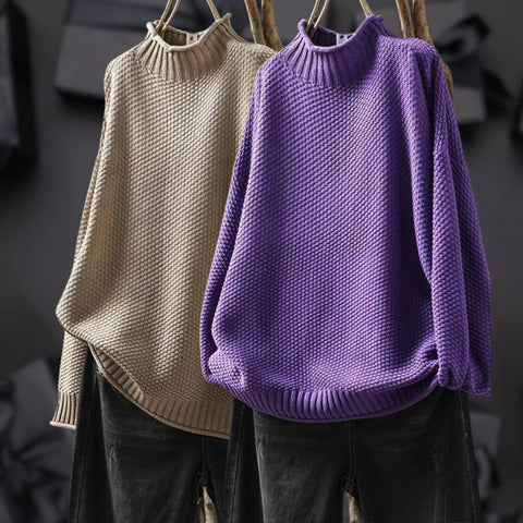 Vladimira - Knitted Turtleneck Sweater