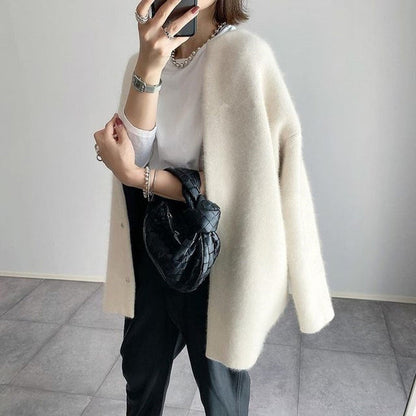 Amber - Elegant cashmere cardigan