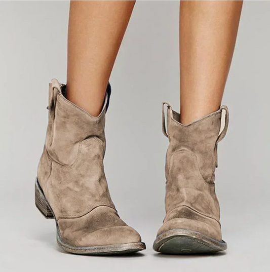 Roselle |  Suede Western boots
