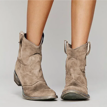 Roselle |  Suede Western boots
