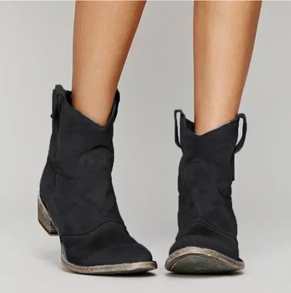 Roselle |  Suede Western boots