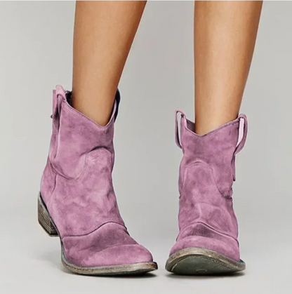 Roselle |  Suede Western boots