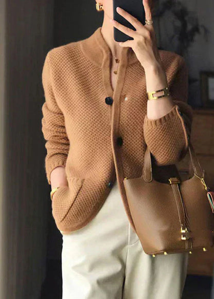 Larissa - Knit Sweater with High Collar