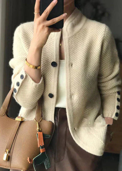 Larissa - Knit Sweater with High Collar
